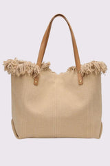 Summer Vibes Print Tassel Shoulder Bag