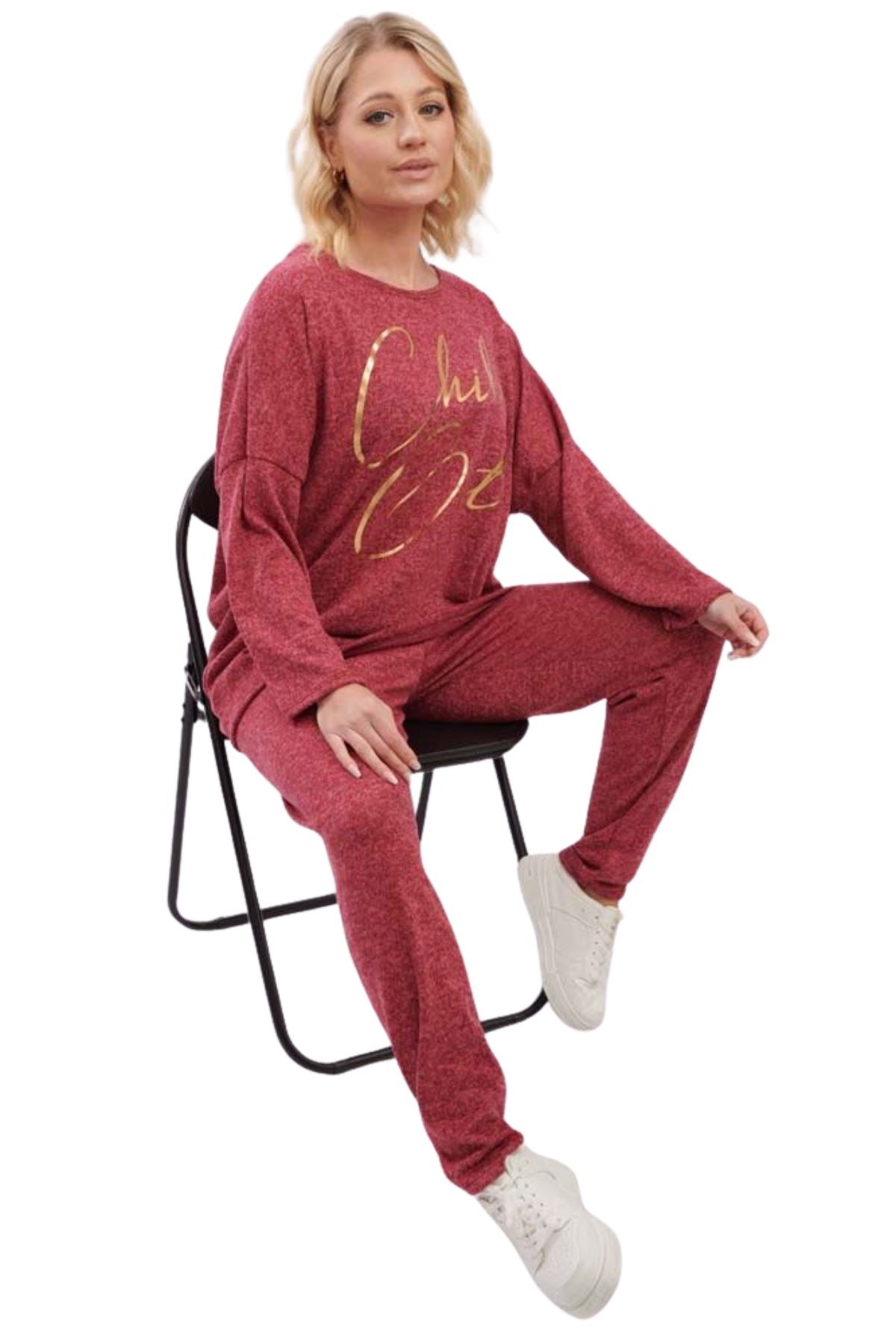Italian Chill Out Gold Foil Logo Loungewear