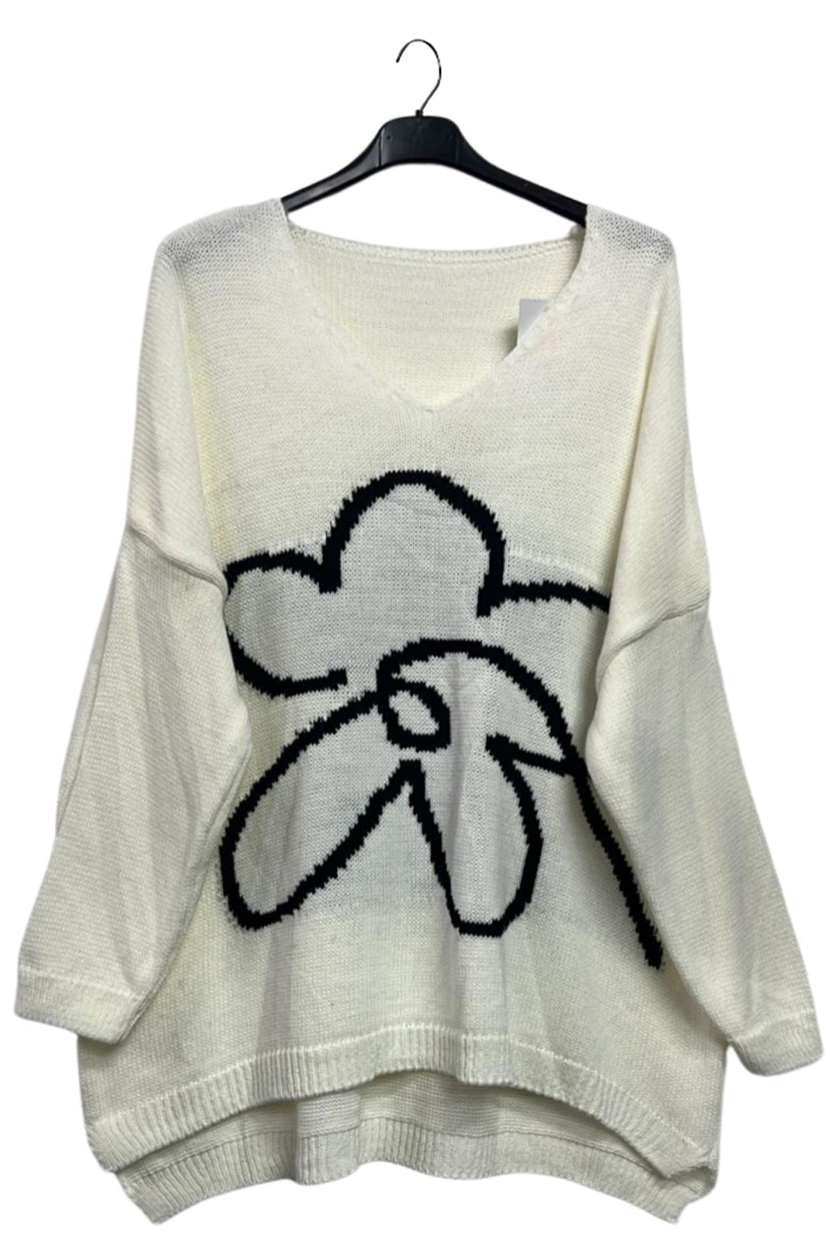 soft knit floral jumper wholesale