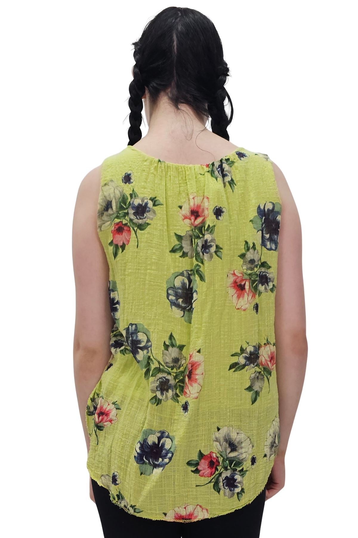 Floral Print Cotton Top