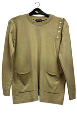 plain shoulder accent top bulk