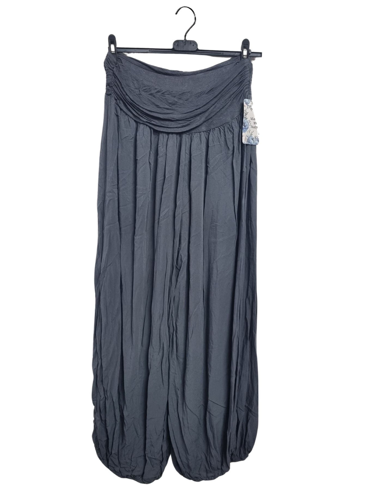 Plain High Waist Harem Pants