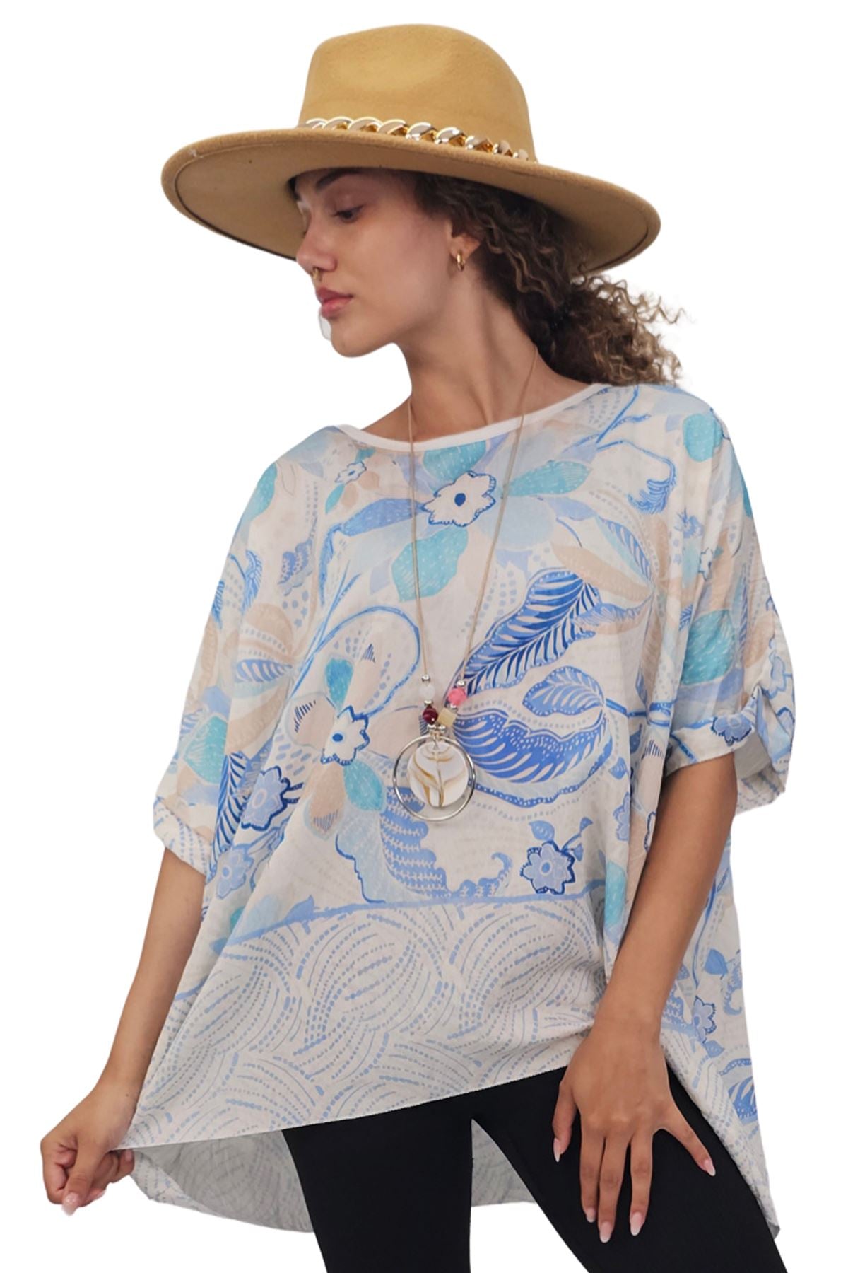 Floral Botanical-Inspired Aesthetic Style Necklace Top