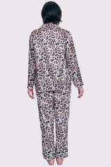 Leopard Print Button-up Elasticated Waistband Co-Ord Set