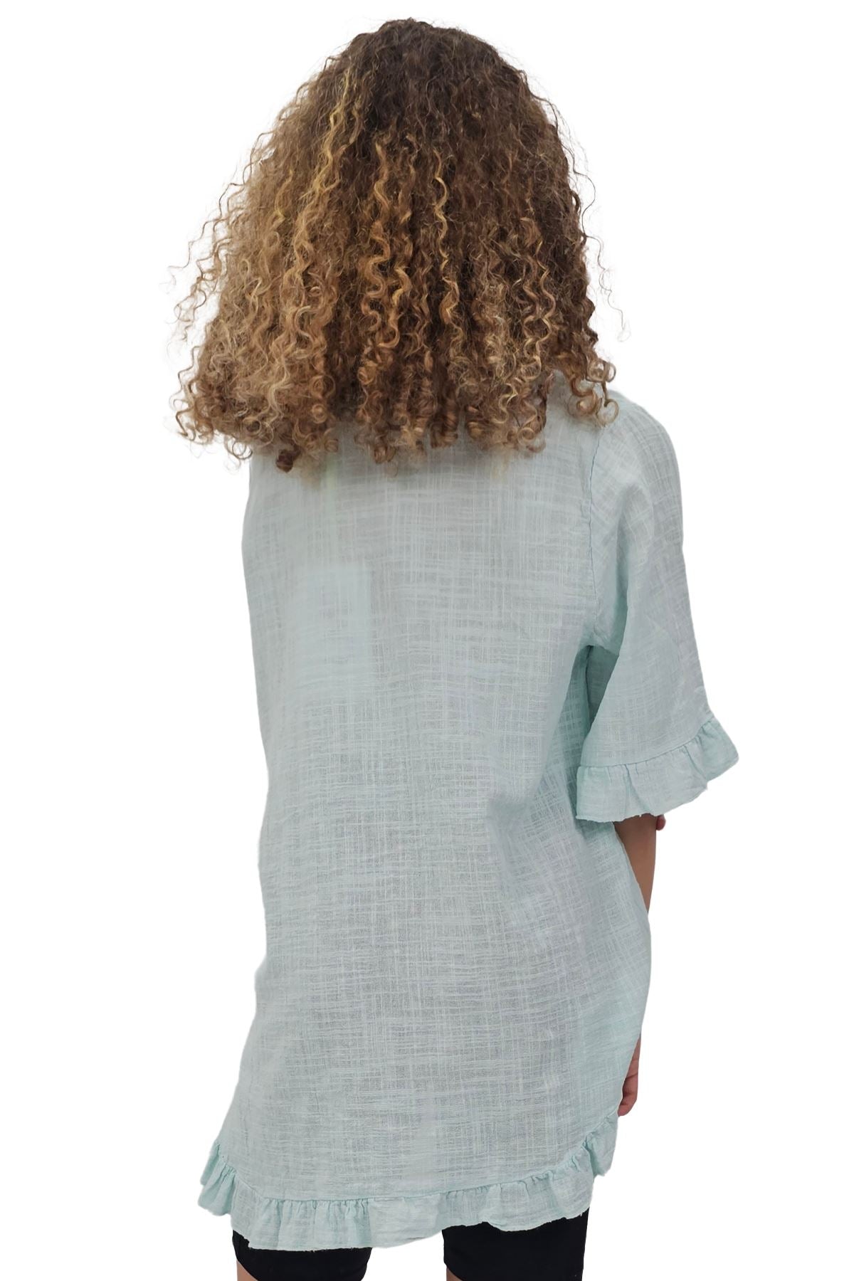 Plain Tunic Cotton Top