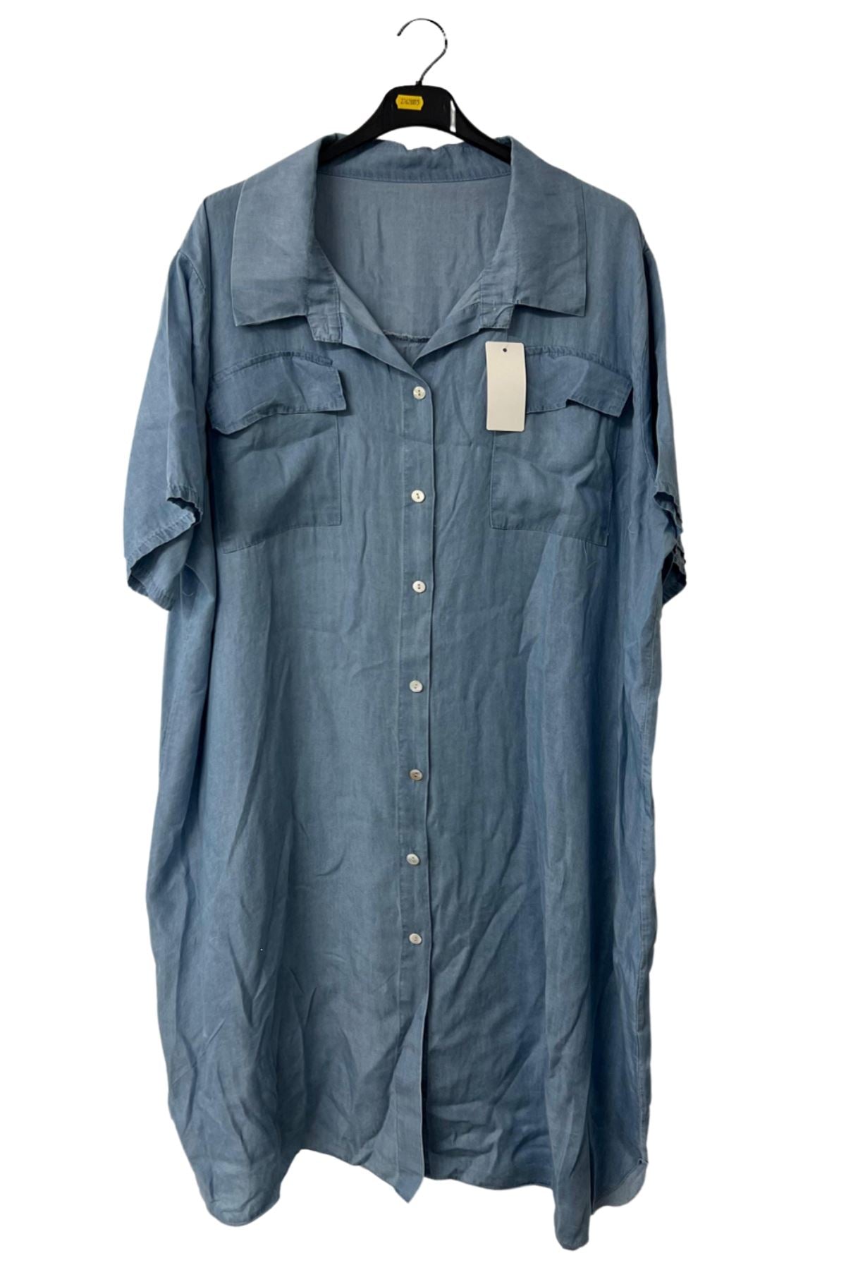 Plain Front Two Pockets Buuton Up Shirt