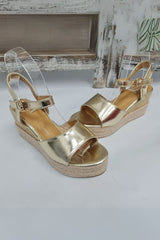 Buckle Strap Platform Sandal
