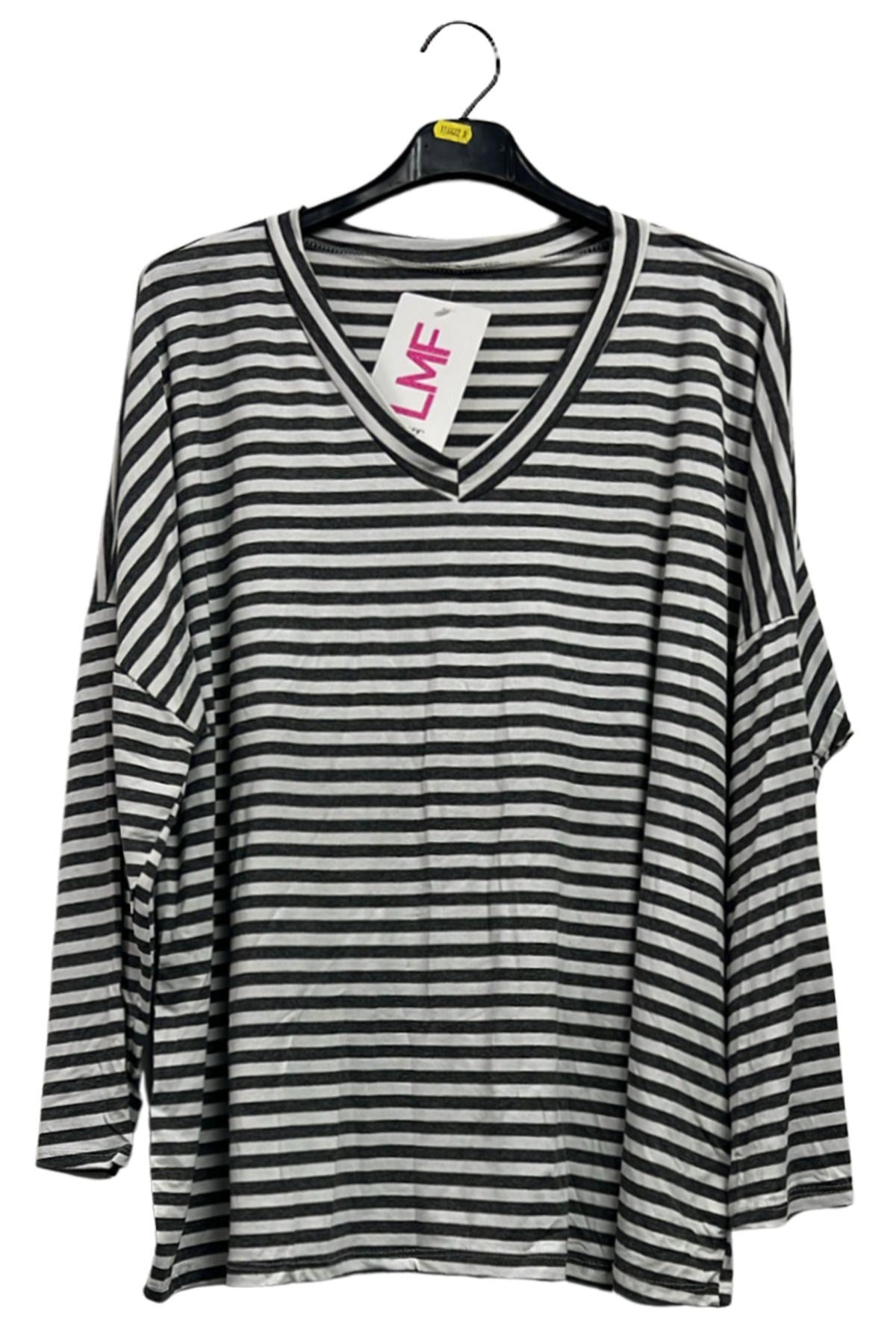 wholesale tunic top stripe print