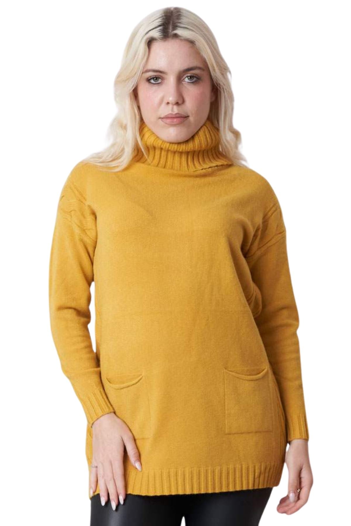 Plain Ribbed Pocket Soft Feel Top