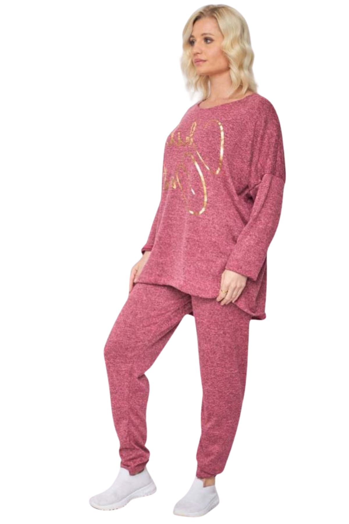 Italian Chill Out Gold Foil Logo Loungewear