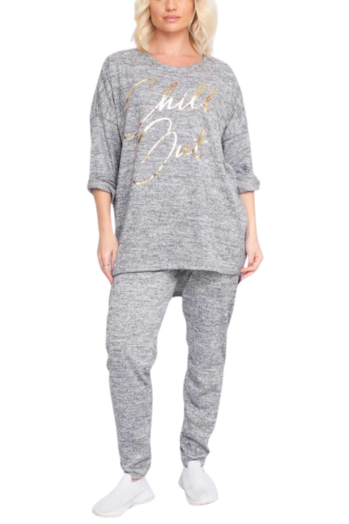 Italian Chill Out Gold Foil Logo Loungewear