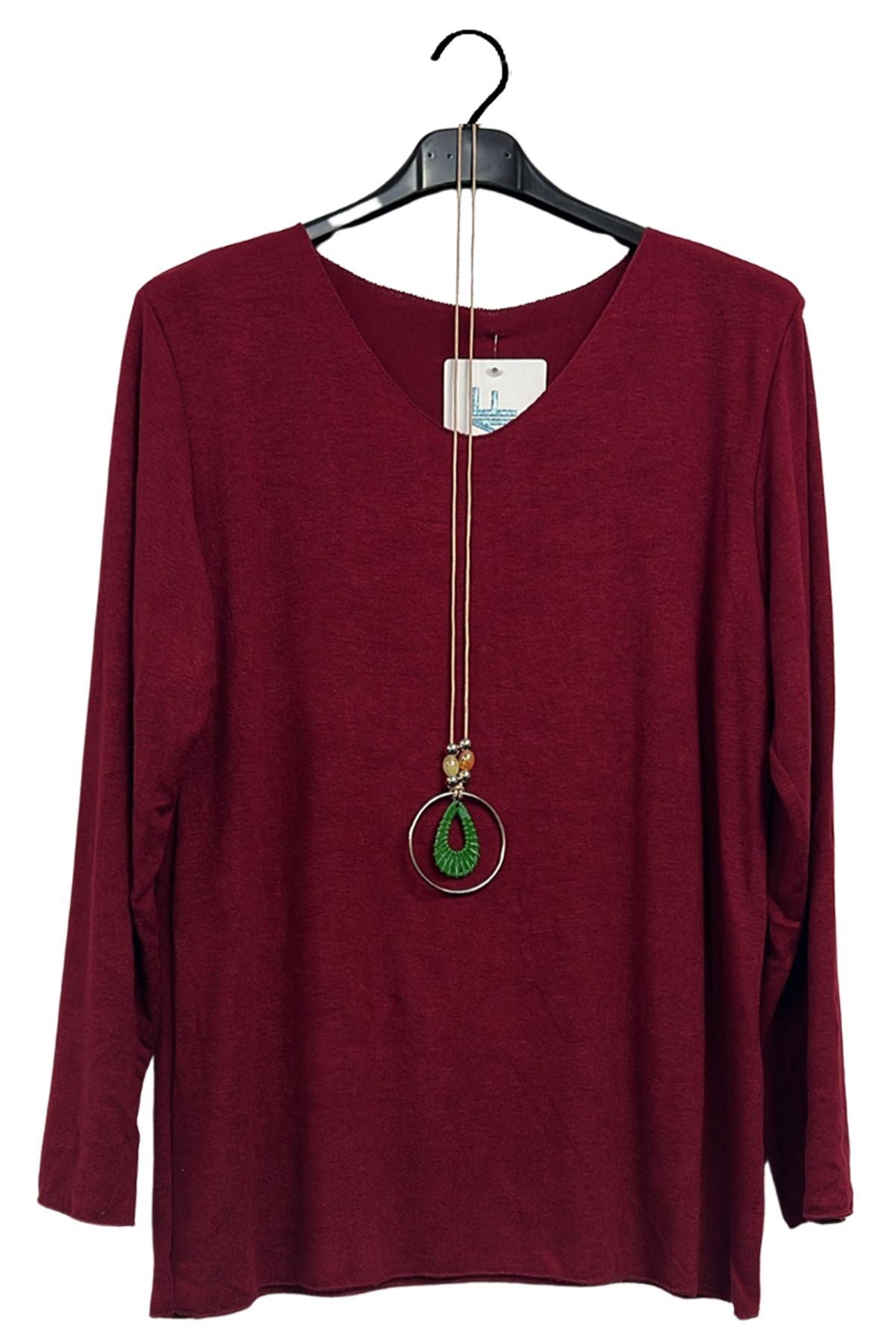 Plain Soft Knit Tunic Top