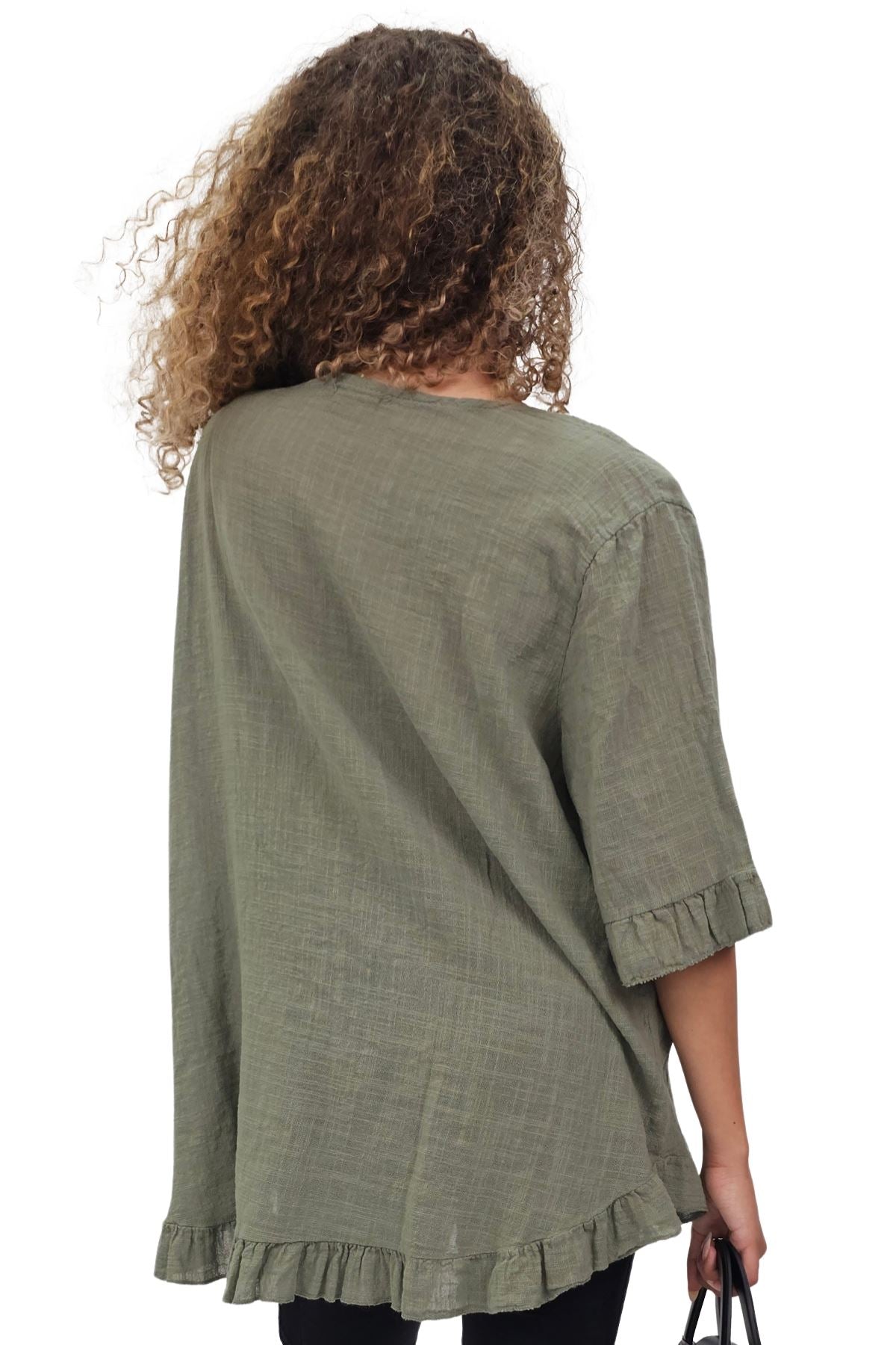 Plain Tunic Cotton Top