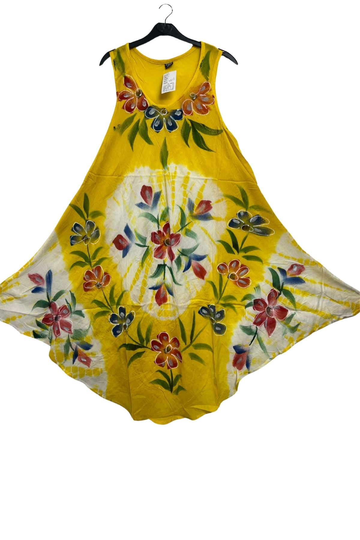 Floral Pattern Asymmetrical Dress
