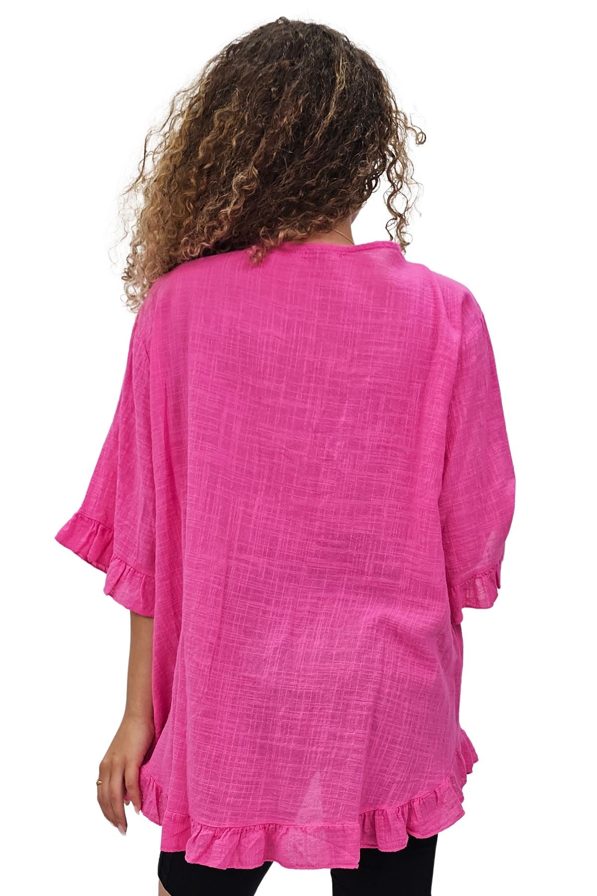 Plain Tunic Cotton Top
