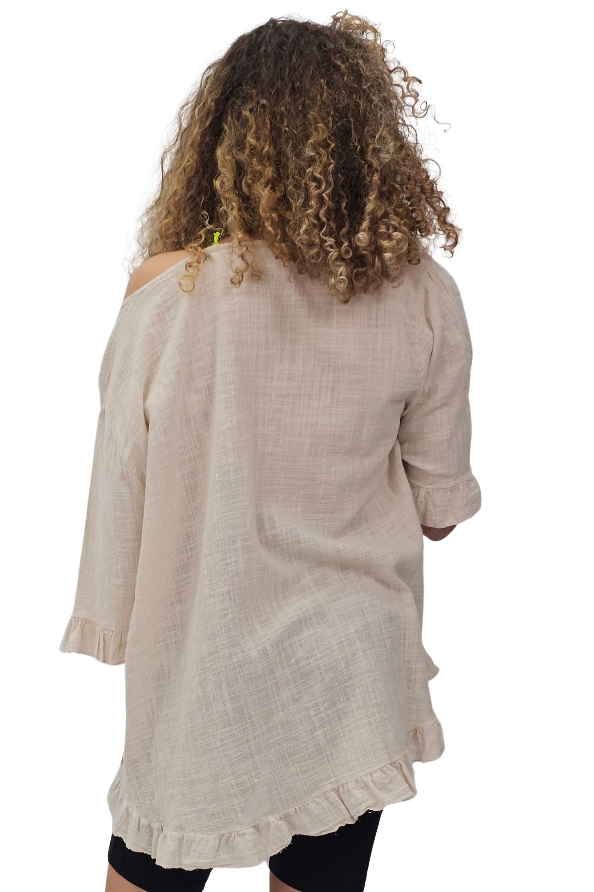 Plain Tunic Cotton Top