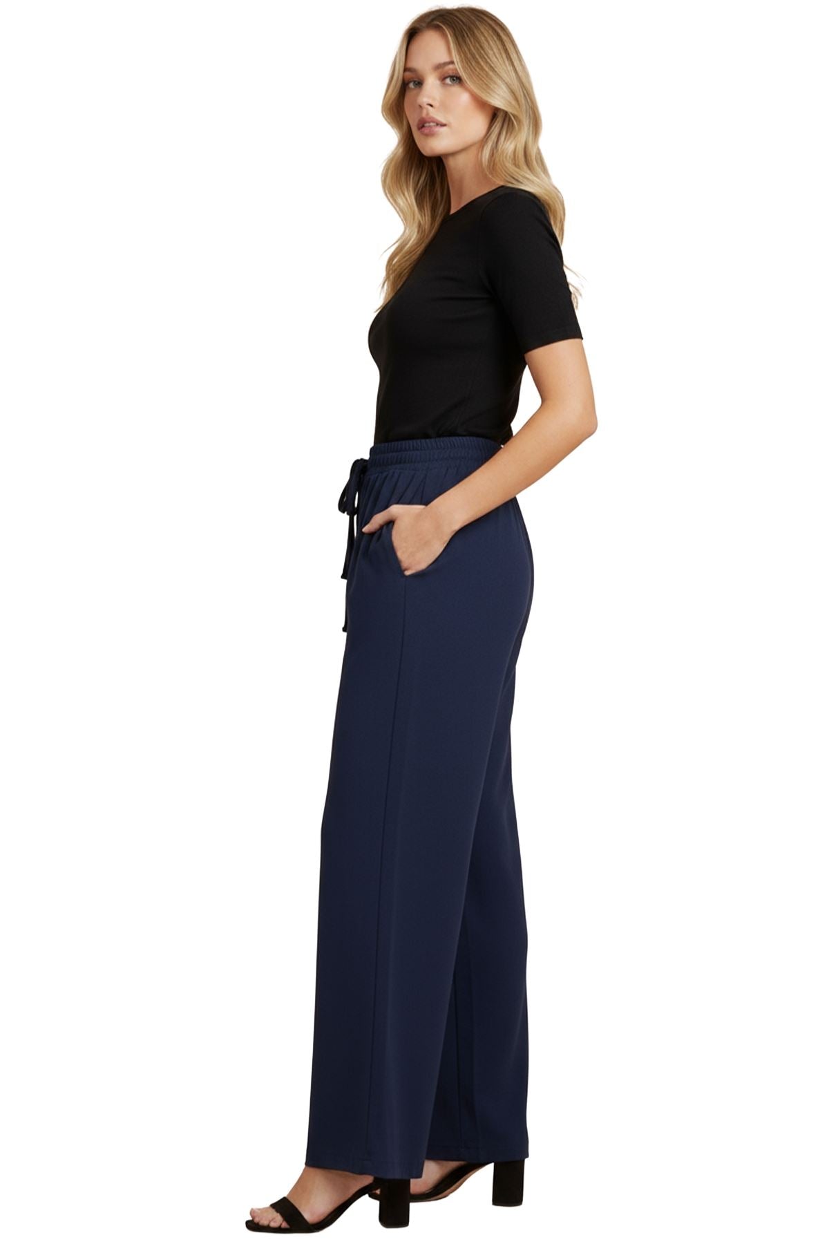 Plain Oversized Two Side Pockets Trousers
