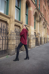 Plain Front Closure Zipper Hoodie