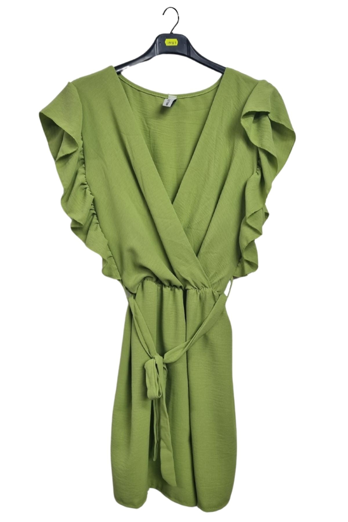 Plain Tie Waist Belt Jumpsuit