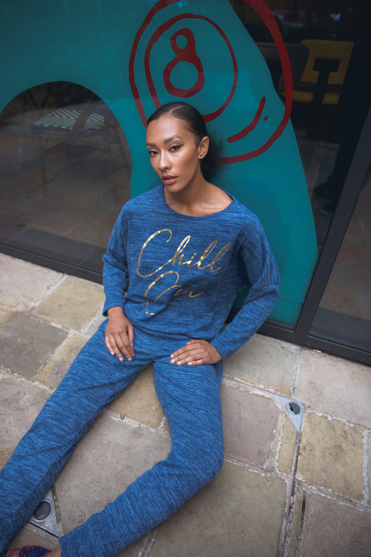 Italian Chill Out Gold Foil Logo Loungewear