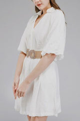 Sparkly Double Buckle Elasticated Belt