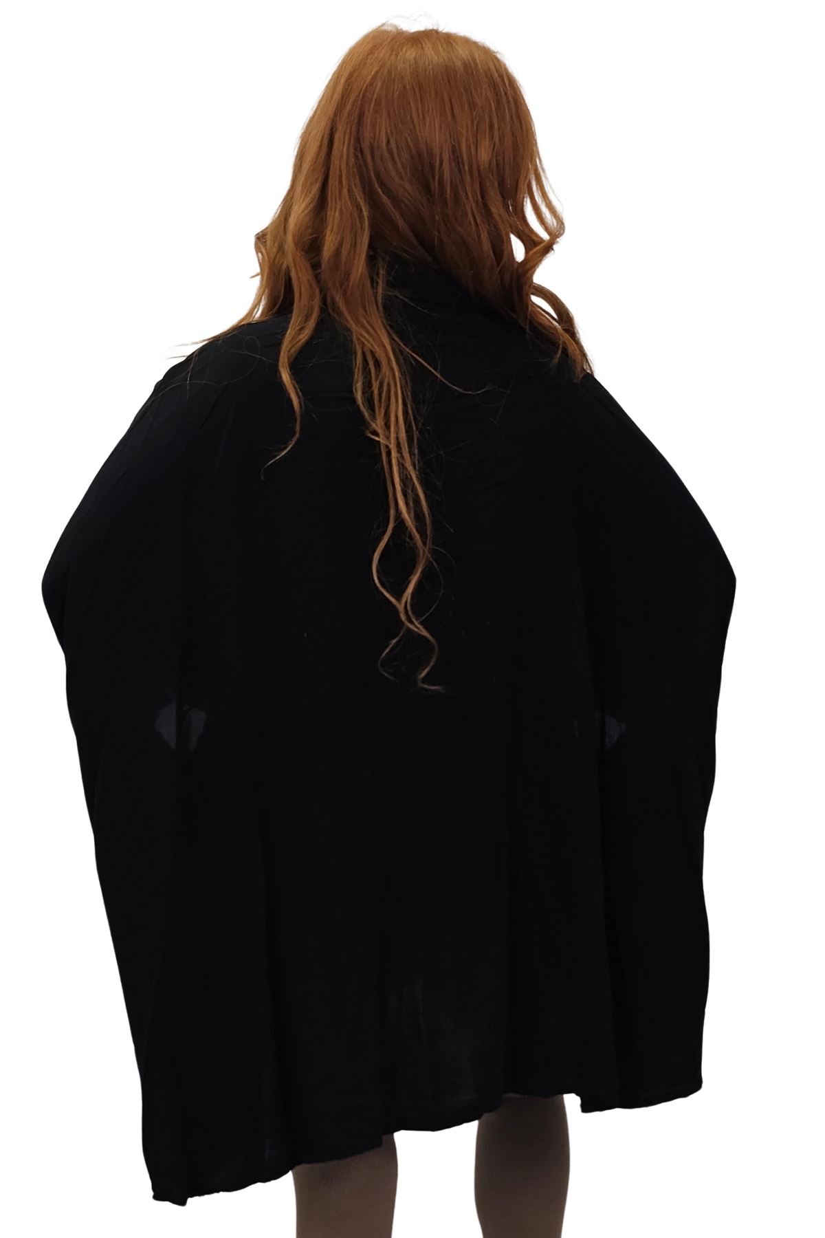Plain Down Shoulders Button Up Shirt