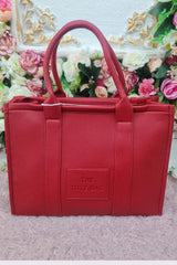 Two Handle Tote Shoulder Bag