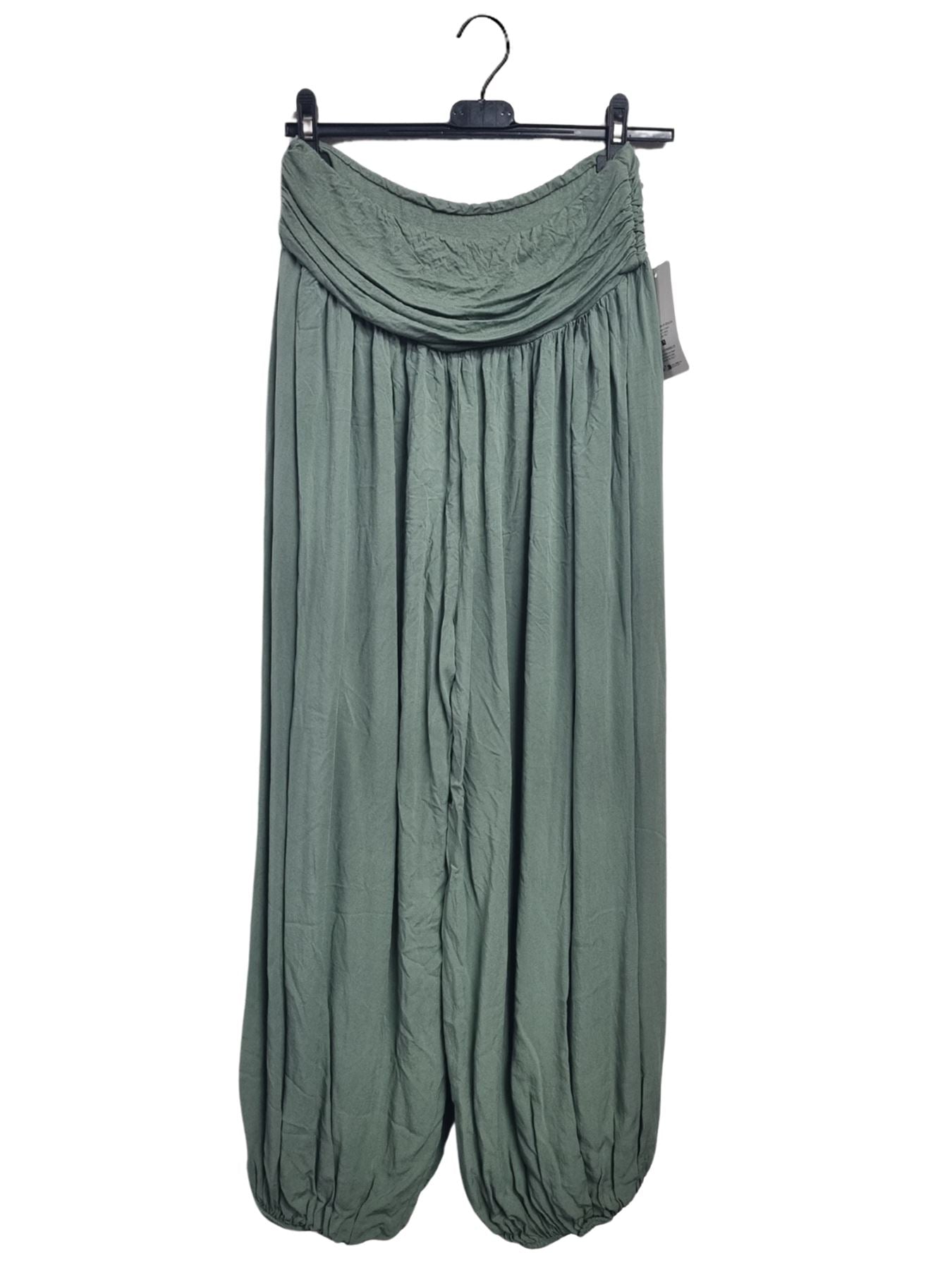 Plain High Waist Harem Pants