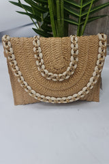 Straw Link Lace Bag