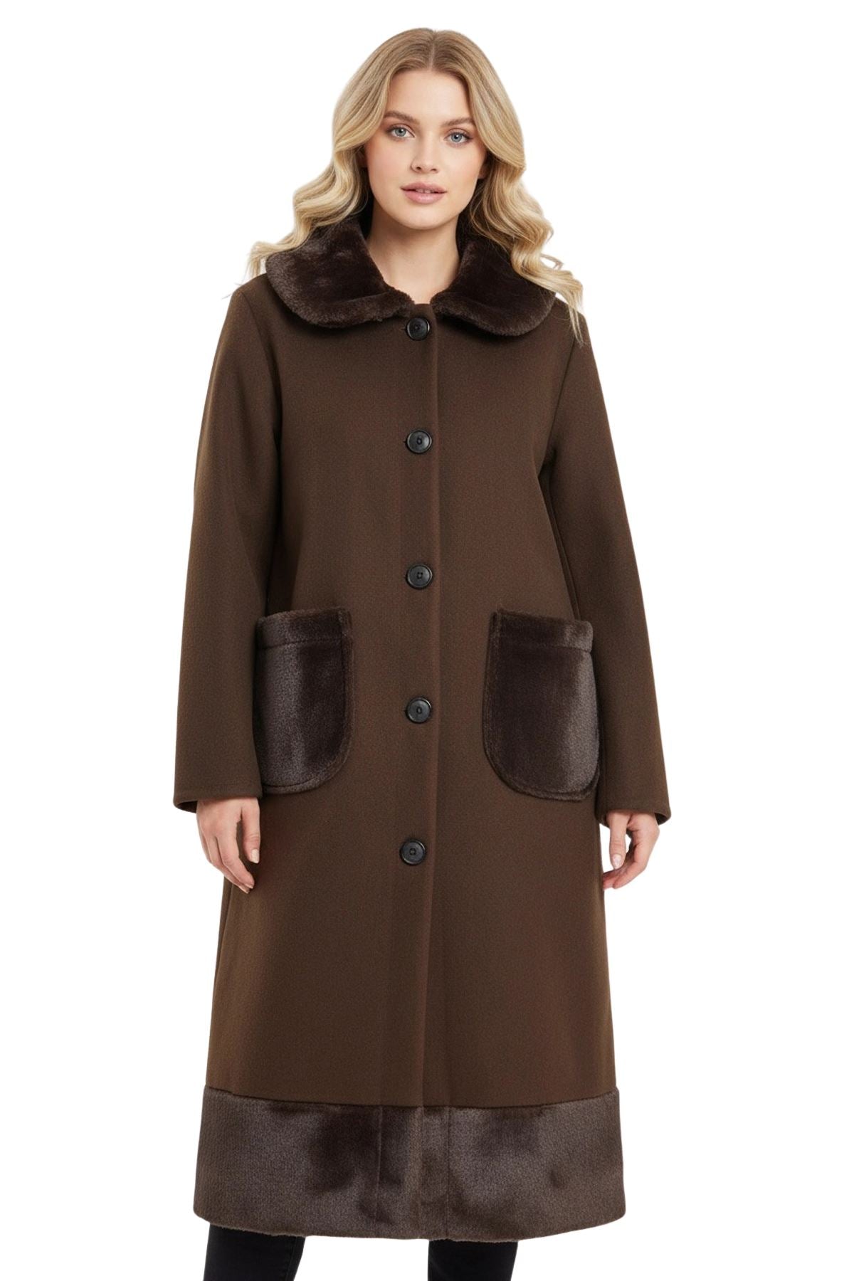 wholesale faux fur coat